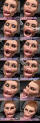 bimbo bimbo_lips bimbofication bimbofied bimborevolution cheekbones comic comic_sequence fake_lips female female_focus female_only hyper_lips image_sequence lip_expansion lip_filler lips needle needles plastic_surgery sequence