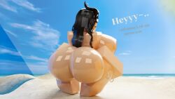 1girls 3d artist_request ass big_ass big_breasts breasts female roblox roblox_avatar robloxian source_request tagme