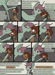 ... animal_genitalia animal_penis collar comic crying dialogue equine equine_penis fan_character female horn horsecock male mammal my_little_pony omnipresentcrayon penis tears unicorn