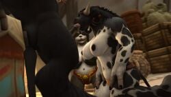 animated big_balls big_breasts big_penis blowjob interspecies lawnmower333 oral oral_sex pandaren pandaren_female sound tagme tauren tauren_female tauren_male video world_of_warcraft