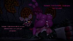 1girl1futa 3d angry_female anthro big_ass big_breasts big_penis bonnet_(fnafsl) cum_in_pussy five_nights_at_freddy's futa_on_female futanari knotted_penis mangle_(fnaf) mishuyuu pctoaster penis sfm smaller_female source_filmmaker spreading_ass taller_futanari vaginal_penetration