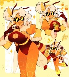 bee bee_girl bee_humanoid breasts dianaoreo13 glasses oc original_character queen_bee tagme tagme_(character) thighs