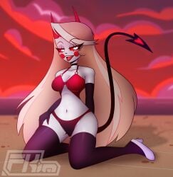 1girls breasts charlie_morningstar_(hazbin_hotel) fkimnsfw hazbin_hotel tagme