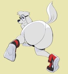 big_ass big_butt furry gay jay_ward_productions looking_back male_only mr._peabody mr._peabody_and_sherman tagme white_fur