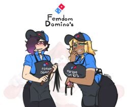 2d domino's_pizza female female_only femdominos sex_toy simple_background white_background