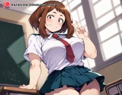 ochako uraraka from my hero academia by castle12