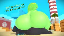 1boy 1boy1girl 1girls 3d animated big_breasts big_penis cowgirl cum cum_inside cumflated_belly cumflation enderman female hb_(hb_the_ender) hbtheender inflation larger_female minecraft penis plap sex size_difference slime_girl slimer_(stemingbunbun) sound tagme video