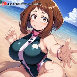 ochako uraraka from my hero academia by castle12