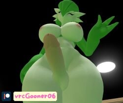 3d big_breasts big_penis futa_only futanari gardevoir generation_3_pokemon humanoid large_breasts large_penis looking_down_at_viewer not_furry penis pokemon pokemon_(species) vrcgooner06 vrchat