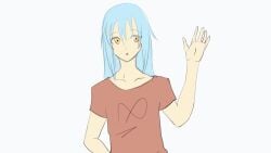 animated big_breasts blue_hair breast_expansion breasts genderswap_(mtf) gif huge_breasts infinitysign large_breasts mtf_transformation pink_eyes rimuru_tempest rule_63 shion_(tensei_shitara_slime_datta_ken) slime_transformation tensei_shitara_slime_datta_ken that_time_i_got_reincarnated_as_a_slime yellow_eyes