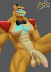 1boy 1male 2023 abs anthro anthro_focus anthro_only anthro_solo balls bear blush bodypaint borgaraspic bow_tie bowtie cock completely_nude completely_nude_male digital_drawing_(artwork) digital_media_(artwork) ear_piercing ear_ring facepaint five_nights_at_freddy's five_nights_at_freddy's:_security_breach flaccid flaccid_cock flaccid_penis glamrock_freddy_(fnaf) glans huge_balls huge_cock huge_testicles humanoid_genitalia humanoid_penis long_penis male male_anthro male_focus male_only mammal mammal_humanoid muscles muscular muscular_anthro muscular_male nipples nude nude_male pecs pectorals penile penis penis_out piercing scottgames smile smiley_face smiling solo solo_anthro solo_focus solo_in_panel solo_male steel_wool_studios testicles top_hat ursid ursid_humanoid watermark