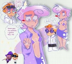 blush devin_dimmadome femboy panties peri_fairywinkle-cosma sweat tagme the_fairly_oddparents the_fairly_oddparents:_a_new_wish