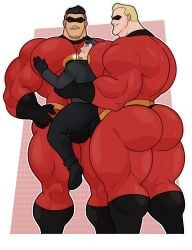 bara crossover dilf disney gay male male_only mr._incredible nandarazzi pixar robert_parr the_incredibles