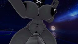 3d backrooms_creature big_areola big_breasts breasts futanari grey_body karelia_(acerattman) nipple_piercing nipples penis pov_blowjob queenstarvr receiving_pov sharp_teeth smiler_(the_backrooms) submissive_pov taker_pov tongue_out vrchat vrchat_avatar