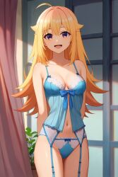 ai_generated anime anime_style koshi_torako lingerie my_deer_friend_nokotan shikanoko_nokonoko_koshitantan solo