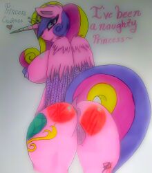 anthro ass breasts female my_little_pony princess_cadance_(mlp) roxasnuggets13