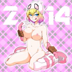 breasts clothed clothing gwenpool marvel marvel_comics tight_clothing