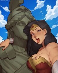 athena from dc by asura (artist)