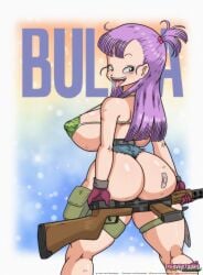bulma (dragon ball) from dragon ball by riffsandskulls