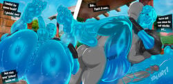 2boys anon anonymous_male anus artist_name asking_for_it asking_for_sex ass ass_focus balls big_ass big_ass_(male) big_balls big_butt big_butt_(male) big_penis blue_slime butt butt_focus cum cum_inside cumming cumming_inside cumming_while_penetrating dialogue duo emissionswhite english english_dialogue english_text erect feet_up fewt_focus foot_fetish fortnite fortnite:_battle_royale gay gay_sex grin grinning holding_legs holding_partner jonesy_(fortnite) legs_around_partner legs_up male male/male male_only motion_lines onomatopoeia penis presenting_anus presenting_ass presenting_butt presenting_feet presenting_hindquarters presenting_soles see-through slime slime_boy slurp_(fortnite) slurp_jonesy soles_focus sweaty sweaty_ass sweaty_balls sweaty_butt sweaty_feet taint talking talking_to_partner text watermark wet wet_ass wet_balls wet_butt wet_feef x-ray