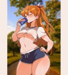 souryuu asuka langley from neon genesis evangelion by vizaz