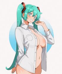 hatsune miku from vocaloid by vizaz