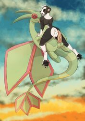 ass balls canine chakisuu daisy_smata dragon flygon flying male_only mammal nintendo pokemon pokemon_(species) tongue video_games wings