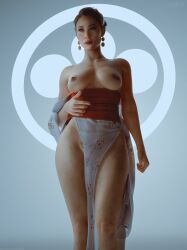 hanako arasaka from cyberpunk 2077 by lushe3d