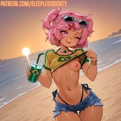 natsuki (doki doki literature club) from doki doki literature club by sleeplessnighty