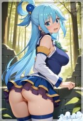 aqua (konosuba) from crunchyroll by bellyanka