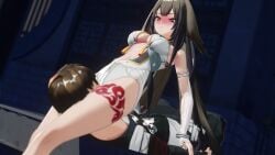 3d animated animation ass death female head_between_thighs headscissor male neck_snap tagme thighs video ye_shunguang zenless_zone_zero