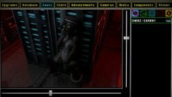 16:9 anthro beret camera camera_view cigarette clothing female hat headgear headwear hi_res leggings legwear looking_back masturbation monique_santificer redd3d reptile scalie server_room sex smoking smoking_cigarette snake solo standing stealth stealth_sex stockings voices_of_the_void widescreen