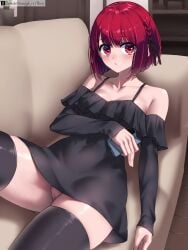 1girls 2d 2d_(artwork) 2d_artwork actor alternative_hairstyle anime anime_character arima_kana asian asian_female asian_girl asian_woman belly_button black_clothes black_dress black_legwear black_outfit black_stockings black_thigh_highs black_thighhighs black_topwear blunt_bangs blush_face blushing blushing_at_viewer blushing_female bob_cut braid braided_hair braids breakthrough_rr breasts clothes collarbone different_hair_style digital digital_art digital_drawing digital_drawing_(artwork) digital_media digital_media_(artwork) doga_kobo drawing dress eye-level_view eyebrows_visible_through_hair fanart female female_focus female_only female_protagonist fingers flushed flushed_cheeks flushed_face frilled_dress from_front front_view glossy_breasts glossy_hair groin groin_tendon high_school_student hourglass_figure house_background indoor indoor_background indoors inner_thighs interior_background inverted_bob japanese japanese_female japanese_girl japanese_woman knees_out_of_frame lean_figure leg_out_of_frame legs_out_of_frame legwear looking_at_viewer lying lying_down lying_on_back lying_on_couch lying_on_sofa manga_character medium_breasts narrow_waist navel on_back oshi_no_ko outfit panties phone pink_panties pink_underwear portrait red-eyed_female red-haired_female red_eyes red_hair school_girl shiny_breasts shiny_hair shiny_legs shiny_skin shiny_thighs short_hair shoulders shueisha skindentation slender_body slender_waist slim_female slim_waist solo stockings teen_girl teenage_girl teenager thick_thighs thigh_highs thighhighs thighs tied_hair top_view topwear underwear upper_body wide_hips young_female young_jump young_woman