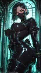 ai_generated animated backdoorsenpai tagme teasing teasing_viewer video viper_(valorant)