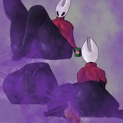 1:1 absurd_res anthro archenarie arthropod big_butt bodily_fluids bottomless butt clothed clothing dominant dominant_female facesitting fart fart_fetish farting_in_mouth farting_on_another farting_on_face female hi_res hollow_knight_(franchise) hornet_(hollow_knight) insect kobold male male/female scalie sitting sitting_on_another submissive submissive_male sweat sweaty_butt team_cherry zanite