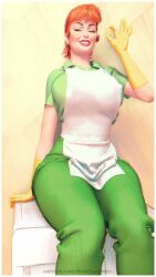 1girls 3d 3d_animation animated apron big_breasts black_eyes blinking bouncing_breasts breast_focus breast_shake breasts cleavage closed_eyes clothed dexter's_laboratory dexter's_mom ear_piercing earrings fellatio_gesture female female_only gloves hair huge_breasts lips lipstick looking_at_viewer mature mature_female mature_woman metameta/metatwotimes milf mother no_sound orange_hair parted_lips red_lips red_lipstick rubber_gloves shadow shaking_breasts short_hair shorter_than_10_seconds shorter_than_30_seconds sitting sitting_on_washing_machine smile solo solo_female tagme teeth thick_lips video washing_machine yellow_gloves