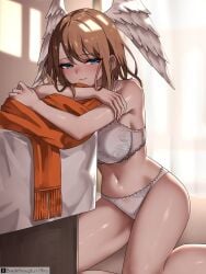 /// 1girls 2d 2d_(artwork) 2d_artwork almost_naked almost_nude bare_armpits bare_arms bare_belly bare_calves bare_chest bare_hands bare_hips bare_knees bare_legs bare_midriff bare_navel bare_shoulders bare_skin bare_thighs bedroom bedroom_background bedroom_scene bedroom_setting belly belly_button big_boobs big_breasts blue-eyed_female blue_eyes blush_face blush_lines blushing blushing_at_viewer blushing_female blushing_lines bra breakthrough_rr breasts brown-haired_female brown_hair busty busty_female busty_girl calves closed_mouth_smile collarbone day daylight daytime digital digital_art digital_drawing digital_drawing_(artwork) digital_media digital_media_(artwork) drawing elbows eunie_(xenoblade) exposed exposed_armpits exposed_arms exposed_belly exposed_chest exposed_hips exposed_legs exposed_midriff exposed_navel exposed_shoulders exposed_skin exposed_thighs eye-level_view eyebrows_visible_through_hair feet_out_of_frame female female_focus female_only fingers flushed flushed_cheeks flushed_face foot_out_of_frame from_front front_view full_body_view glossy_hair groin half-closed_eyes hourglass_figure indoor indoor_background indoor_nudity indoors inframammary_fold interior_background knees lace-trimmed_bra lace-trimmed_panties lace-trimmed_underwear large_boobs large_breasts lean_figure legs light_smile looking_at_viewer matching_underwear medium_hair midriff mostly_nude naked naked_female naked_woman narrow_waist navel nearly_nude nude nude_female nudity panties portrait practically_nude room room_background shiny_belly shiny_hair shiny_legs shiny_shoulders shiny_skin shiny_thighs shoulders sitting skindentation slender_body slender_waist slight_smile slim_female slim_waist smile smiley_face smiling smiling_at_viewer solo thighs underwear underwear_only white_bra white_panties white_underwear wide_hips wings wings_on_head xenoblade_(series) xenoblade_chronicles_3