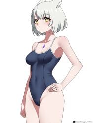 1girls 2d 2d_(artwork) 2d_artwork animal_ear_fluff animal_ears armpits average_breasts background bare_armpits bare_arms bare_hands bare_hips bare_legs bare_shoulders bare_skin bare_thighs belly belly_button bikini black_bikini black_one-piece_swimsuit black_swimsuit black_swimwear blank_background breakthrough_rr breasts clenched_hand collarbone curvaceous curvaceous_body curvaceous_female curvaceous_figure curvaceous_hips curvy curvy_body curvy_female curvy_figure curvy_hips digital digital_art digital_drawing digital_drawing_(artwork) digital_media digital_media_(artwork) drawing elbows exposed_armpits exposed_arms exposed_hips exposed_legs exposed_shoulders exposed_skin exposed_thighs eye-level_view eyebrows_visible_through_hair female female_focus female_only fingers fit_female groin hand_on_hip hand_on_own_hip inguinal_crease inguinal_ligament knees_out_of_frame lean_figure leg_out_of_frame legs_closed legs_out_of_frame legs_together linea_alba looking_at_viewer medium_breasts mio_(xenoblade) monotone_background narrow_waist navel nipple_bulge one-piece_swimsuit one_color_background perky_breasts perky_tits plain_background portrait school_swimsuit short_hair shoulders slender_body slender_waist slim_female slim_waist solid_color_background solo standing stomach sukumizu swimsuit swimwear thighs thighs_together three-quarter_view three_quarter_view top_view touching_hip upper_body white-haired_female white_background white_hair wide_hips xenoblade_(series) yellow-eyed_female yellow_eyes