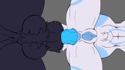 anal anal_insertion anal_to_vaginal animated anthro anthro_on_anthro balls big_balls big_penis bigger_male black_fur blue_anus blue_penis blue_vulva canid canine canine_penis canis caprine clitoris female from_behind from_below_view fur half_way_in huge_balls huge_cock kindred knot_in_sheath knotted_penis lamb_(league_of_legends) league_of_legends male markings nude penis pussy pussy_lips sheep sheep_tail size_difference stomach_bulge stretched_pussy stretching switching_holes tagme vagina vaginal_penetration vaginal_sex video white_fur wolf wolf_(league_of_legends) zacsart