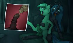 anal anal_sex changeling egg egg_implantation egg_laying equine fan_character feral friendship_is_magic futanari horse intersex intersex_on_male mammal marsminer my_little_pony oviposition pony queen_chrysalis_(mlp)