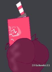 31shoebill ass ass_focus big_ass fat_ass glasses juice_box object_show object_shows original_character thick_thighs