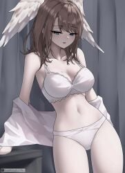 1girls 2d 2d_(artwork) 2d_artwork almost_naked almost_nude bare_armpits bare_arms bare_belly bare_chest bare_hips bare_legs bare_midriff bare_navel bare_shoulders bare_skin bare_thighs belly belly_button big_boobs big_breasts blank_expression blank_eyes blank_stare blue-eyed_female blue_eyes bored bored_expression bra breakthrough_rr breasts brown-haired_female brown_hair busty busty_female busty_girl cleavage collarbone curvaceous curvaceous_body curvaceous_female curvaceous_figure curvaceous_hips curvy curvy_body curvy_female curvy_figure curvy_hips digital digital_art digital_drawing digital_drawing_(artwork) digital_media digital_media_(artwork) drawing emotionless eunie_(xenoblade) exposed exposed_armpits exposed_arms exposed_belly exposed_chest exposed_hips exposed_legs exposed_midriff exposed_navel exposed_shoulders exposed_skin exposed_thighs eye-level_view eyebrows_visible_through_hair female female_focus female_only fingers frilled_bra from_front front_view groin hourglass_figure inguinal_crease inguinal_ligament knees_out_of_frame large_boobs large_breasts lean_figure leg_out_of_frame legs_out_of_frame long_hair matching_underwear midriff mostly_nude naked naked_female naked_woman narrow_waist navel nearly_nude neutral_expression nude nude_female nudity panties portrait practically_nude shoulders slender_body slender_waist slim_female slim_waist solo standing thick_thighs thigh_gap thighs top_view underwear underwear_only upper_body white_bra white_panties white_underwear wide_hips wings wings_on_head xenoblade_(series)
