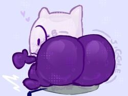 :3 ass ass_focus battle_for_dream_island big_ass bl00d-p1nk bubble_butt eyelashes facesitting fat_ass jiggling_ass nickel_(bfdi) object_show object_shows pillow_(bfdi) sweaty_ass