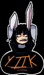 1girls animated big_breasts boobs_bigger_than_head cat_ears gif huge_breasts oc original_character tagme white_skin ych ych_commission ykujo