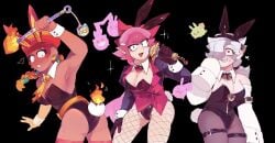 amber_(brawl_stars) brawl_stars bunny_ears bunnysuit colette_(brawl_stars) melodie_(brawl_stars)