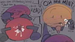battle_for_dream_island battle_for_dream_island_again bfb bfdi bfdia coiny cum object_shows pin_(bfdi) pussy spread_pussy tentacle_penis