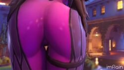 1girls 3d animated ass ass_focus ass_grab ass_shake bodysuit close_up clothed dat_ass dorado_(map) female female_only gif huge_ass imflain large_ass latex light-skinned_male overwatch pale-skinned_male solo source_filmmaker standing thick_ass thick_thighs twerking voluptuous widowmaker wiggle