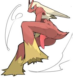 1boy ass avian bird blaziken erection male male_only nintendo penis pokemon pokemon_(species) sarmon solo video_games