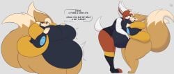 2021 2_tails ahoge anthro anthrofied ass athletic athletic_anthro athletic_male bailey_(dewwydarts) bailey_(dewwydartz) bbw belly belly_overhang big_ass big_belly big_breasts big_butt black_body black_fur breasts bubble_butt cheek_tuft cinderace clothed clothing dewwydarts dewwydartz duo eyewear facial_tuft feet female floatzel fur furry generation_4_pokemon generation_8_pokemon glasses grey_background hair hand_on_belly heart_symbol hi_res holding_stomach hug huge_ass huge_breasts huge_butt huge_hips huge_thighs leaning leaning_forward male male/female multi_tail multicolored_body multicolored_fur nintendo nose_to_nose obese obese_anthro obese_female one-piece_swimsuit orange_body orange_fur orange_hair overweight overweight_anthro overweight_female pokémon_(species) pokemon pokemon_(species) pokemorph red_eyes romantic romantic_couple simple_background steve_(dewwydarts) steve_(dewwydartz) swimwear tagme tail thick_thighs toeless_(marking) tuft white_body white_fur wide_hips yellow_body yellow_fur