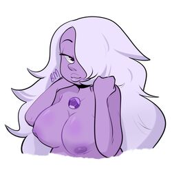 amethyst (steven universe) from cartoon network by blushmallet